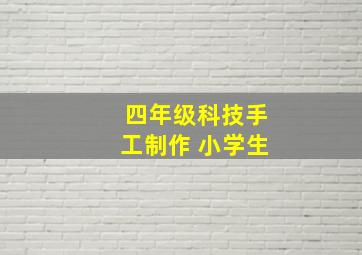 四年级科技手工制作 小学生